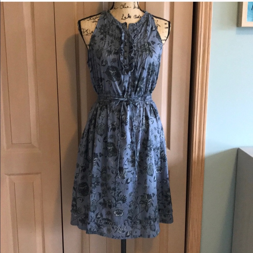 Converse Blue Floral Dress size Medium